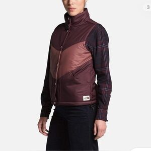The North Face -Maroon Puffer Vest